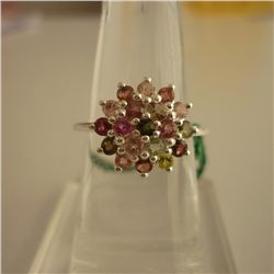 26.65 ctw,SEMIPRECIOUS RING .925 STERLING SILVER