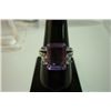 Image 1 : 28.00 CTW Amethyst and TANZANITE Cut fine ring .925 STE