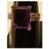 Image 1 : 19.00 CTW Amethyst and Tourmiline Cut fine ring .925 ST