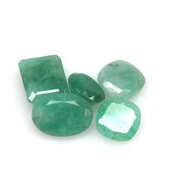 Natural 24.81ctw Emerald Mix (5) Stone
