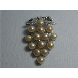 GRAPES PEACH PEARL BROOCH AUTHENTIC PHILIPPINE PEARL ME