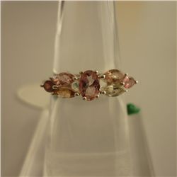 18.30 ctw,SEMIPRECIOUS RING .925 STERLING SILVER