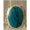 Image 1 : 31.60 ctw Turquoise Ring .925 Sterling Silver