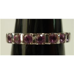 12.50 CTW AMETHYST RING .925 STERLING SILVER