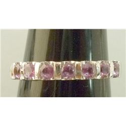 12.50 CTW AMETHYST RING .925 STERLING SILVER