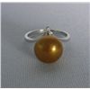 Image 1 : CHAMPAGNE PEARL 3-STONE CZ RING; AUTHENTIC PHILIPPINE P