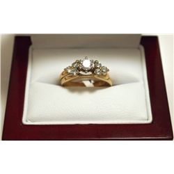 Dead Pawn Non-Native Diamond 14k Gold Women's Complementary Ring Set