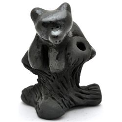 Santa Clara Black Pottery Bear - Paul & Dorothy Gutierrez
