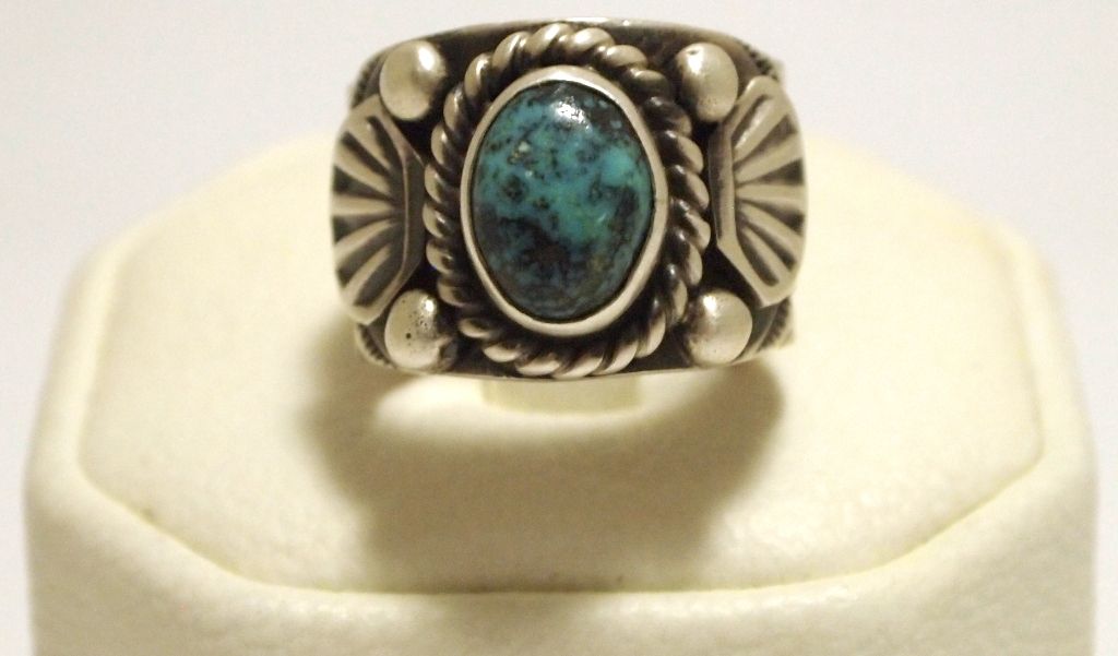 men's navajo turquoise rings
