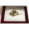 Image 1 : Dead Pawn Non-Native Diamond 14k Gold Flower Women's Ring - Cosmic