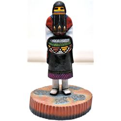 Hopi Hemis Kachin Mana Hemis Kachina Girl Cottonwood Kachina - Sterling