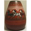 Image 1 : Navajo Etched & Painted Horses Pottery - Aaron Watchman
