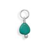 Image 1 : Turquoise Nugget Charm - December Birthstone
