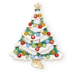 Christmas Tree Fashion Pin