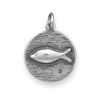 Image 1 : Oxidized Charm with Fish Design