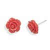Image 1 : Glass Rose Earrings