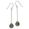 Image 1 : Labradorite Chain Drop Earrings