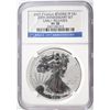 Image 1 : 2011P 25 TH ANNIVERSARY AMERICAN SILVER EAGLE EARLY RELEASE NGC REVERSE PF70