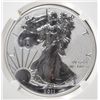 Image 2 : 2011P 25 TH ANNIVERSARY AMERICAN SILVER EAGLE EARLY RELEASE NGC REVERSE PF70