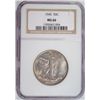 Image 1 : 1945 WALKING LIBERTY HALF DOLLAR NGC MS 66 BLAZER!