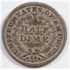 Image 2 : 1850  1/2 dime AU all original