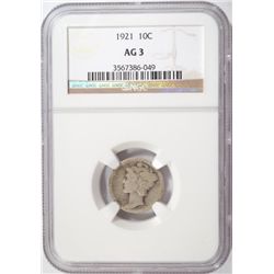 1921  Mercury dime NGC03