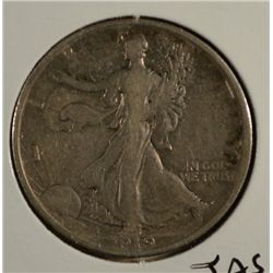 1919 WALKING LIBERTY HALF DOLLAR VF/XF