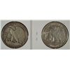 Image 2 : 1927-S & 1928-S WALKING LIBERTY HALF DOLLARS VF-XF