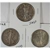 Image 1 : 1934 XF, 34-D AU, & 35-D XF/AU WALKING LIBERTY HALF DOLLARS