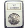 Image 1 : 1922-D PEACE DOLLAR NGC MS-65