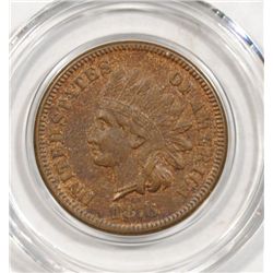 1876 INDIAN ONE CENT AU NICE