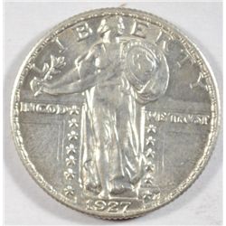 1927  Standing Liberty quarter AU55 Next  few lots are a break up