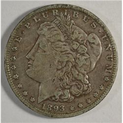 1893-O MORGAN DOLLAR XF