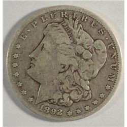 1892-CC MORGAN DOLLAR FINE