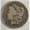 Image 1 : 1893-CC MORGAN DOLLAR VG-F