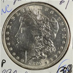 1890-O MORGAN DOLLAR MS64 NICE