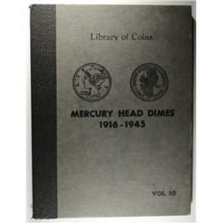 MERCURY DIME SET COMPLETE: 1916-D GOOD, 1921 VF, 1921-D VG, 1942/1 FINE SCRATCH