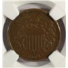 Image 2 : 1864 TWO CENT NGC AU53 MINT