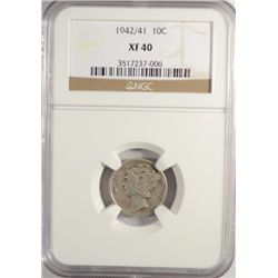 1942/41 MERCURY DIME NGC XF40 NICE