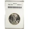 Image 1 : 1942 WALKING LIBERTY ANACS MS63