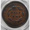 Image 2 : 1825 HALF CENT BEAUTIFUL XF++/AU