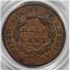 Image 2 : 1828 THIRTEEN STAR VARIETY HALF CENT BEAUTIFUL AU/UNC