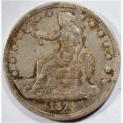 1876-S TRADE DOLLAR ORIGINAL AU