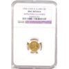 Image 1 : 1904 LEWIS + CLARK $1.00 GOLD NGC UNC, CLEANED, ITS MS63, LIGHTLY CLEANED.