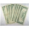 Image 2 : ( 10 ) TEN  UNITED STATES  $5.00 RED SEAL NOTES VG OR BETTER