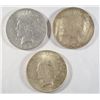 Image 1 : ( 3 ) CIRCULATED PEACE SILVER DOLLARS