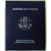 Image 2 : 2001 PROOF AMERICAN SILVER EAGLE IN ORIGINAL BOX WITH CERTIFICATE