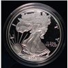 Image 1 : 2002 PROOF AMERICAN SILVER EAGLE WITH ORIGINAL BOX AND CERTIFICATE
