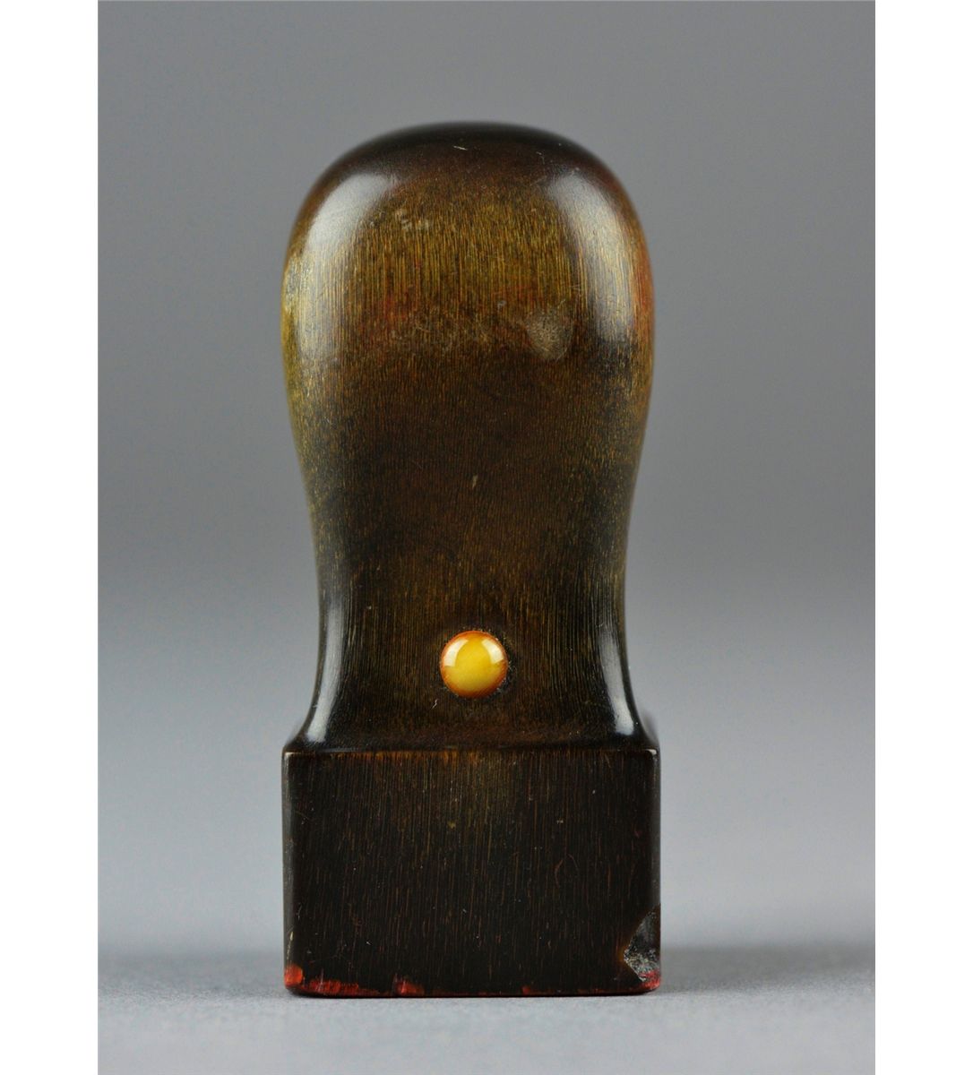 Chinese Rhinoceros Horn Carved Seal