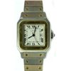 Image 1 : MENS 18K YG & SS CARTIER SANTOS WRISTWATCH